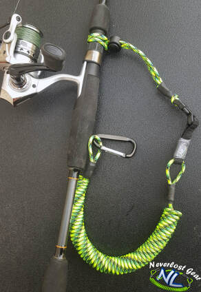 Diy fishing rod leashes. awesome!